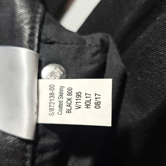 Banana Republic Factory Black Coated Skinny ankle fit jean Size 28/6R $89 NWT - Picture 16 of 16